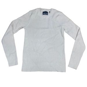Pieces Women’s Cream Ribbed Sweatshirt Size Large